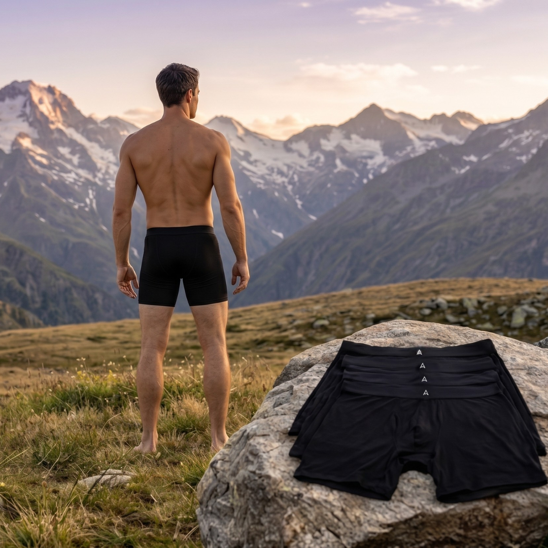 Ultra-Soft Bamboo-Viscose Long Boxer Briefs - Anti-Chafing