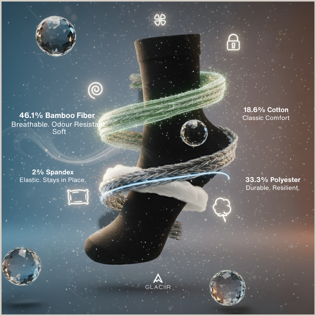 Glaciir Bamboo Socks | 8 Pairs for £24