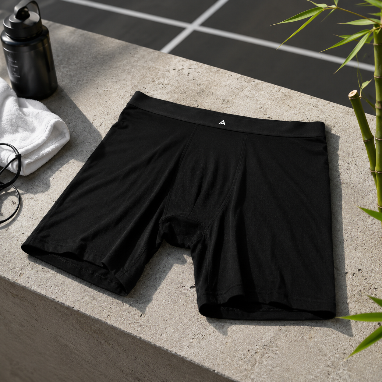 Ultra-Soft Bamboo-Viscose Long Boxer Briefs - Anti-Chafing