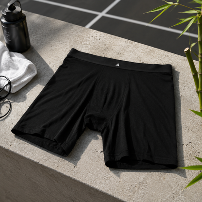 Ultra-Soft Bamboo-Viscose Long Boxer Briefs - Anti-Chafing