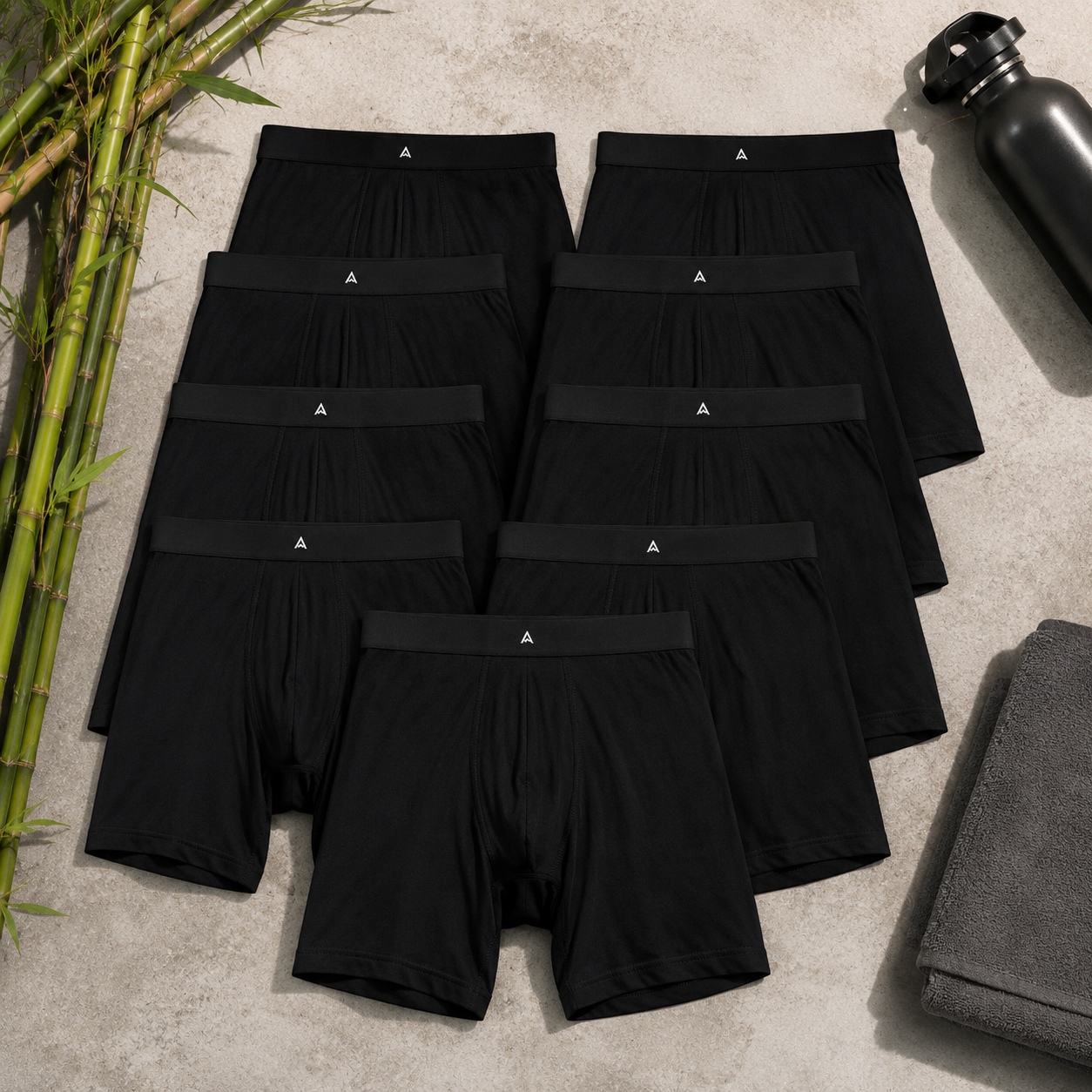 Ultra-Soft Bamboo-Viscose Long Boxer Briefs - Anti-Chafing